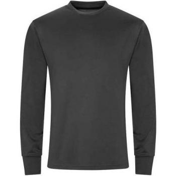 AWDis Cooles Herren Langarmshirt M Kohle