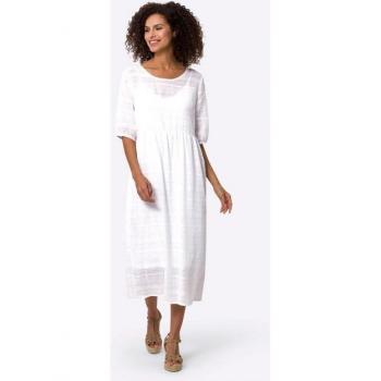 Robe de détente tissée – Tesini – Palette Écru