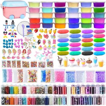 Pack de Juguetes Artesanales: Slime Cristalino