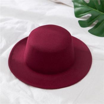 Classic Wide Brim Fedora Hat for Women