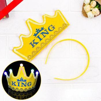 Éclat d'Anniversaire : Couronne LED pour Enfants