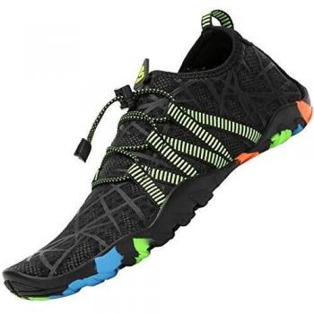 Scarpe da Scoglio Uomo Traspirante Nero 45 EU