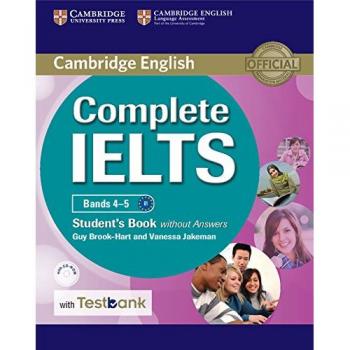 Complete IELTS Bands 4-5 B1 Student's Book without Answers with CD-ROM with Testbank