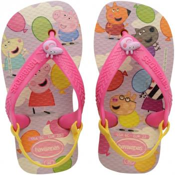 Tongs Peppa Pig en Tissu Élasticité pour Enfants