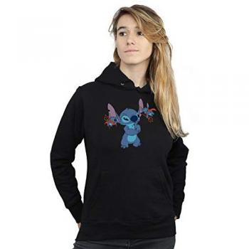 Disney Lilo & Stitch “Little Devils” Black Hoodie, Small
