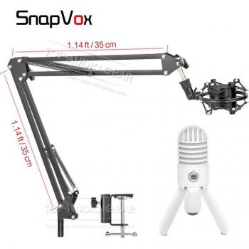 Système Poly‑Mic Samson Meteor USB – bras & chocs de bureau
