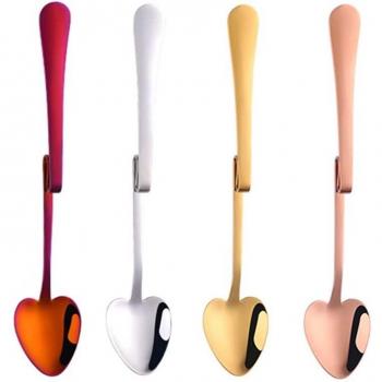 Cucharas de corazón para miel y postres
