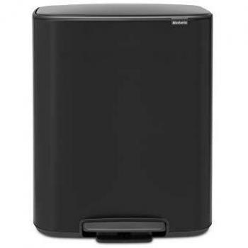 Pattumiera a pedale Bo 2x30lt. Doppio scomparto