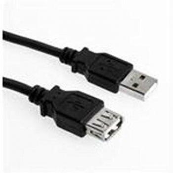 1‑meter Black USB 2.0 Connector Cable – Sharkoon 4044951015405