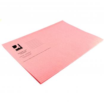 Q-Connect Square Cut Folder Lightweight 180gsm Foolscap