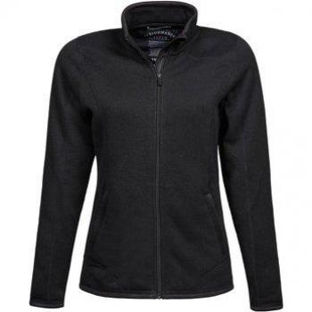 Tee Jays Fleecejacke für Damen M schwarz