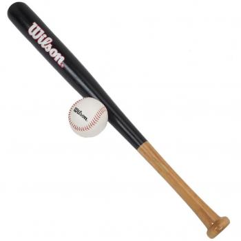 Wilson Beginner T‑Ball Kit – 4‑Year‑Old Size 2 Foot Bat + Ball (Black)