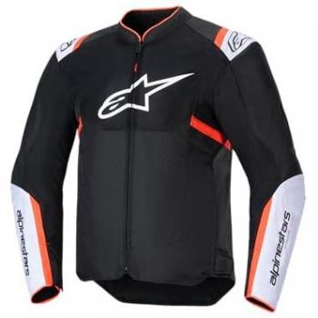 Giacca Alpinestars T‑Sps Air V2 Tessile Moto nero–bianco–rosso M