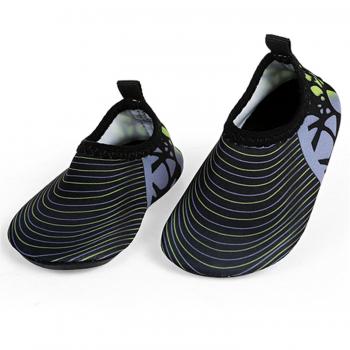 JIASUQI Baby Strand Sandalen, Grau gestreift, 12-18 Monate