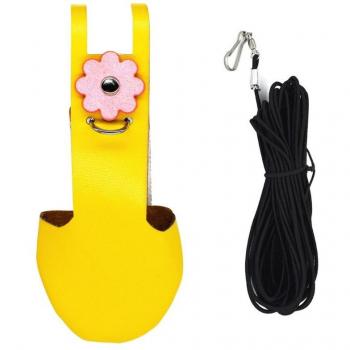 BirdBuddy Velvet Leather Diaper with Leash and Rope