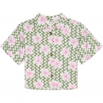 Camicia verde da bambino Roxy Salty Sun