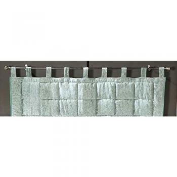 Linder Tête de lit, 27% coton 18% lin 55% polyester, 100% polyester, Vert, 160x70