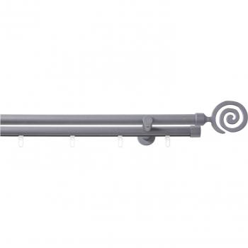 Espiral Kombi-Vorhangstange, Fixmaß, Aluminium
