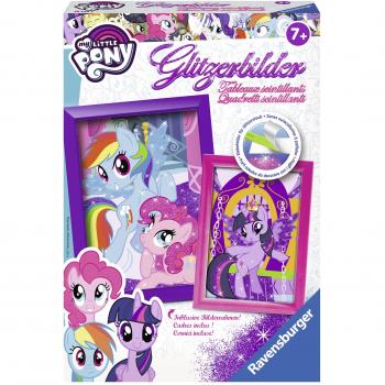 RAVENSBURGER 18339: My Little Pony – Glitterbild‑Set
