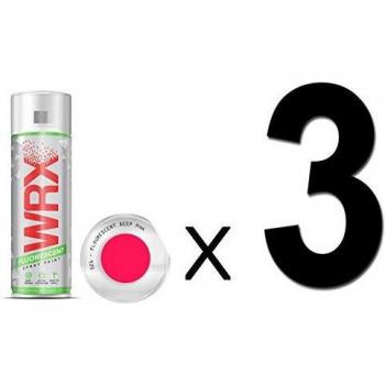 Art & Crafts Auto Finish Spray – 3 Pack, Deep Pink