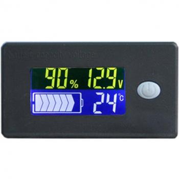 Advanced Battery Capacity Indicator with LCD Readout