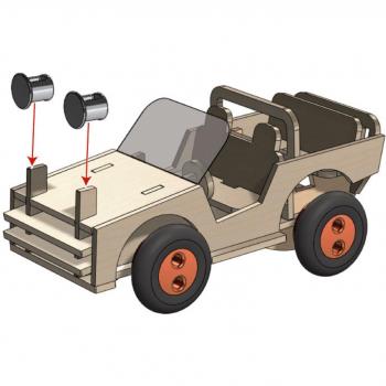 Haba Baupaket Geländewagen aus Holz