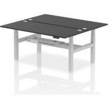 Air Back-to-Back 1800 x 800mm Height Adjustable 2 Person Bench Desk