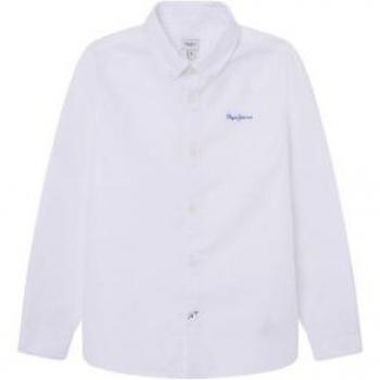 Camicia Maniche Lunghe Pepe Jeans Nace Bianca 14 Anni