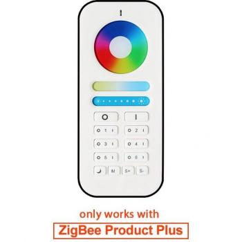 Bande lumineuse LED intelligente RGB et CCT avec contrôleur Zigbee Plus 3.0, télécommande et commande vocale, compatible Echo Plus et SmartThings