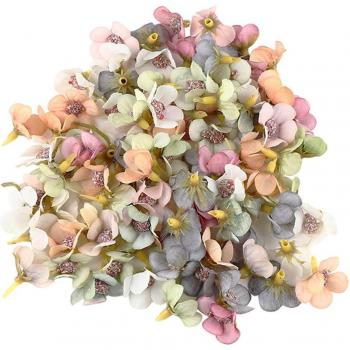100 Pcs Mini Artificial Flowers