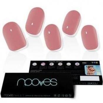 Uñas Postizas de Gel Nooves Dusty Rose Cat Eye 20 u