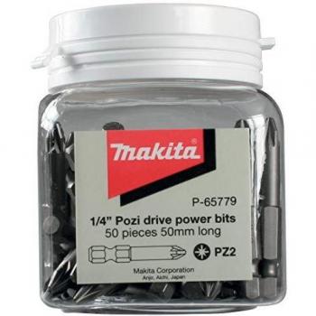 50 mm PZ2 Drill Bit Assortment by Makita (Set P-65779)