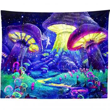 Psychedelic Plant Tapestry