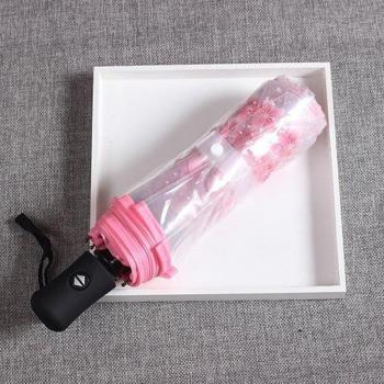 Automatic Rain Umbrella for Women with 3-Stage Mechanism and 8 Ribs in Various Colors