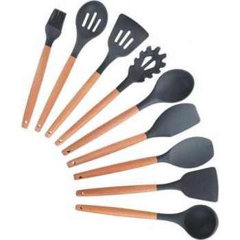 Juego de Utensilios de Cocina Silicona 9/10/12 Piezas con Estuche