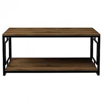 Table Basse Élégante Orinoco Nogal Noir