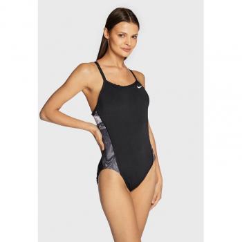 Donna Nike Swim Racerback 34 Nero/Bianco