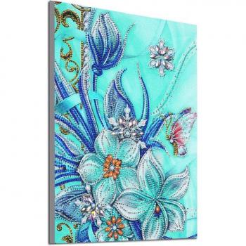 5D DIY Cross Stitch Four-Color Pansy Diamond Painting