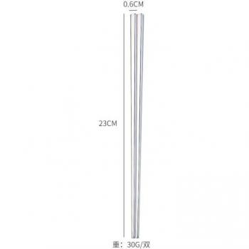 Wilona Creative Stainless Steel Chopsticks for Home Use