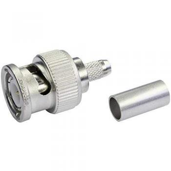 Single-Unit BNC 50‑Ohm Straight Connector