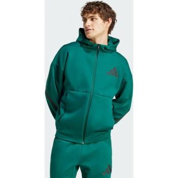 Adidas Z.N.E. Sweat Full‑Zip à Capuche – Couleur Verte – Taille XXL