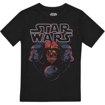 Boys Star Wars Galactic Empire Death Star Shirt (Black, Size 12-13)