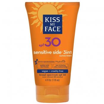 Kiss My Face Hafer‑Sonnencreme mit Protein, SPF 30, 120 ml