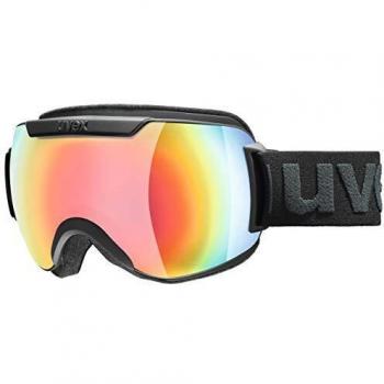 Uvex Skibrille Downhill 2000 FM, Schwarz matt orange, Einheitsgröße