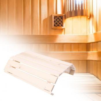 Lámpara de sauna de madera semicircular, 1 unidad