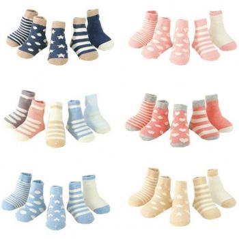 Sportliche Baumwollsocken für Babys – 5er Set