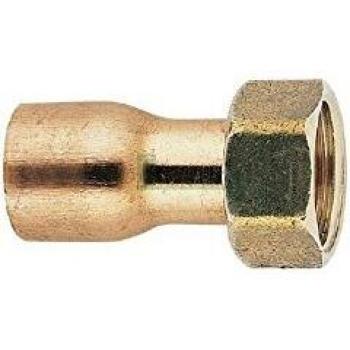 Raccord 2 pièces douille cuivre 15X21/14