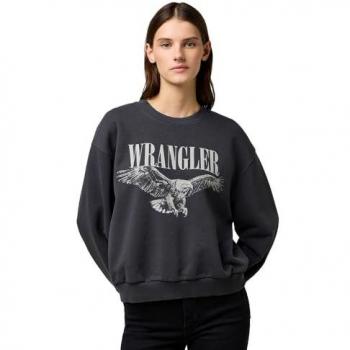 Oversized Damenhemd in Schwarz von Wrangler