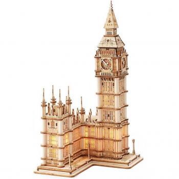Edificio Big Ben en Madera
