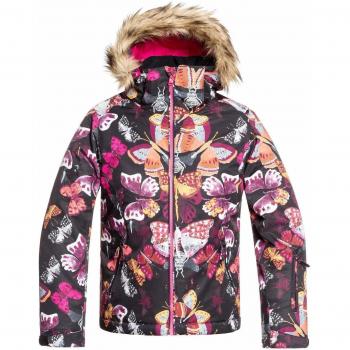 Fille Veste de Snow Noir Roxy Jet Ski 8-16 Ans